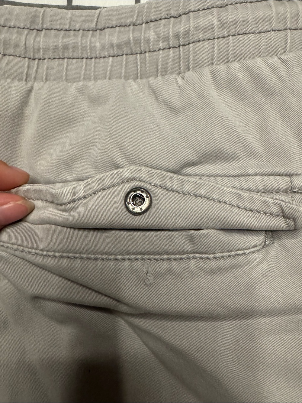 Urban Heritage Light Gray Cargo Joggers - Picture 4 of 4